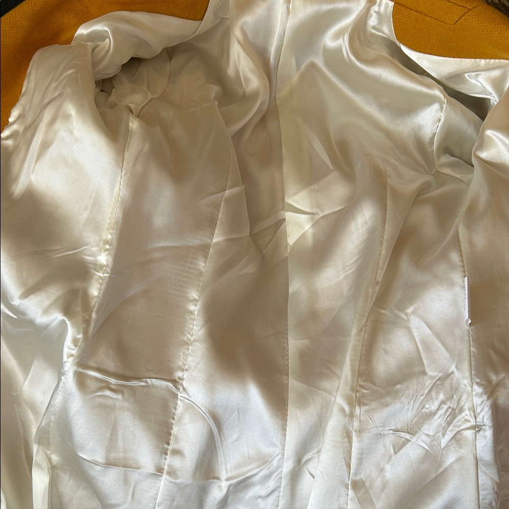 Unbranded  Mustard Long Blazer for Women size S - Picture 11 of 12